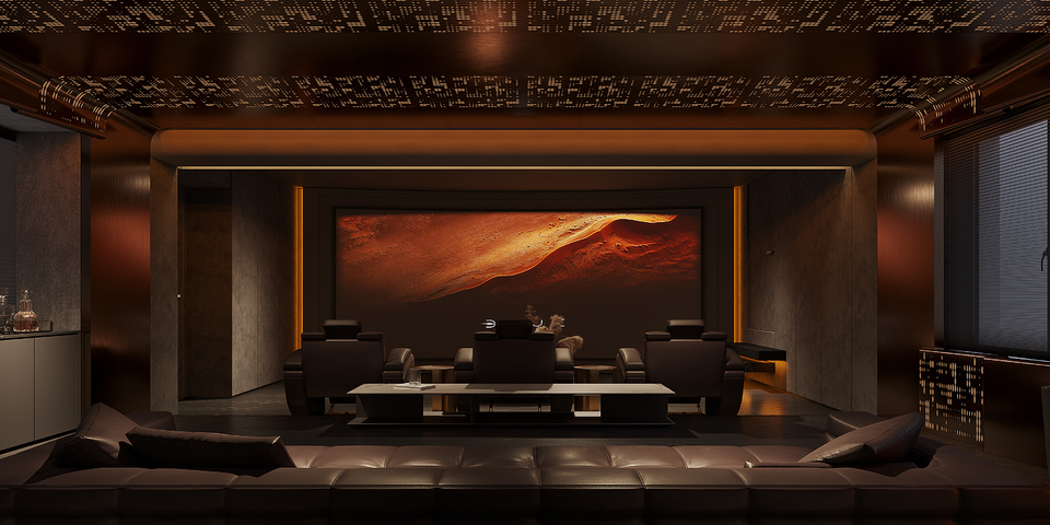 影音室 视听室3d模型