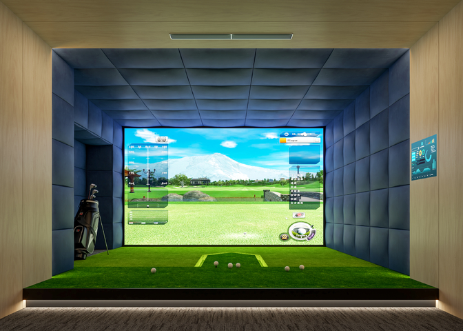 室内高尔夫3d模型
