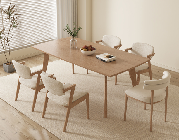 餐桌椅 条形餐桌3d模型