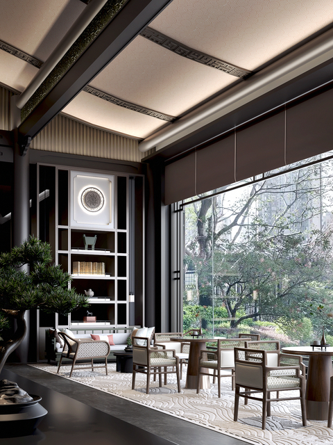 售楼处洽谈区3d模型