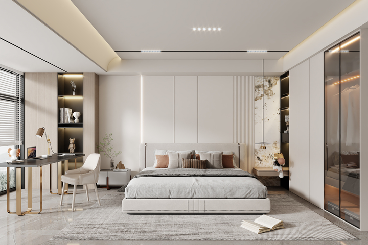 卧室 主卧 主人房3d模型