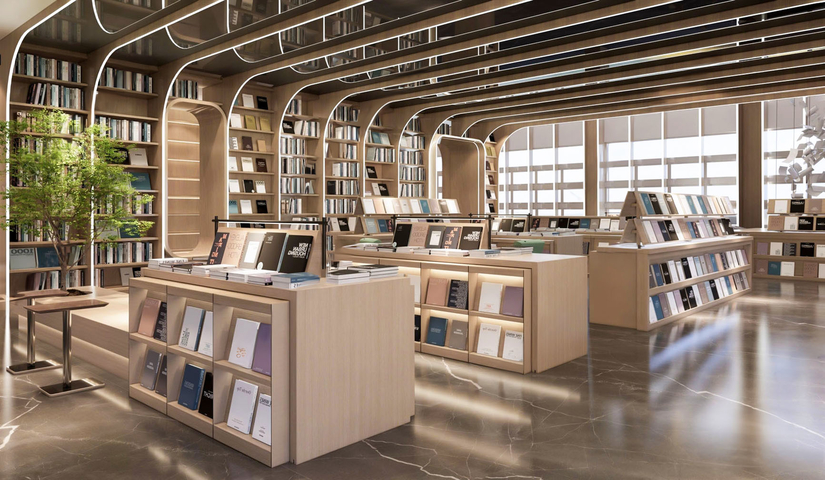 书店 学校图书馆3d模型