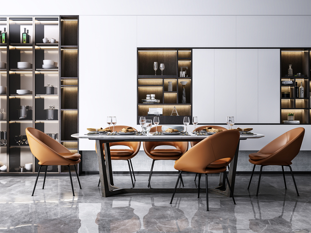 现代餐厅效果图