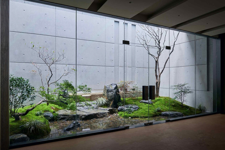 天井景观造景 庭院景观3d模型