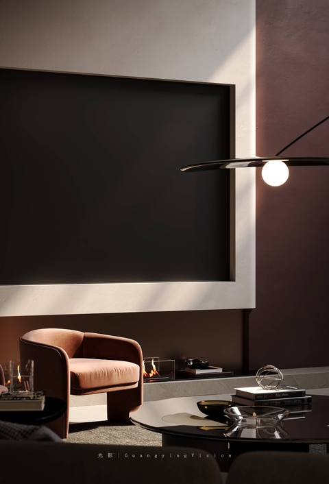 现代卧室效果图