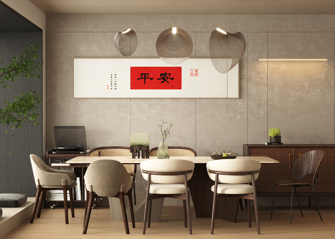 现代餐厅效果图