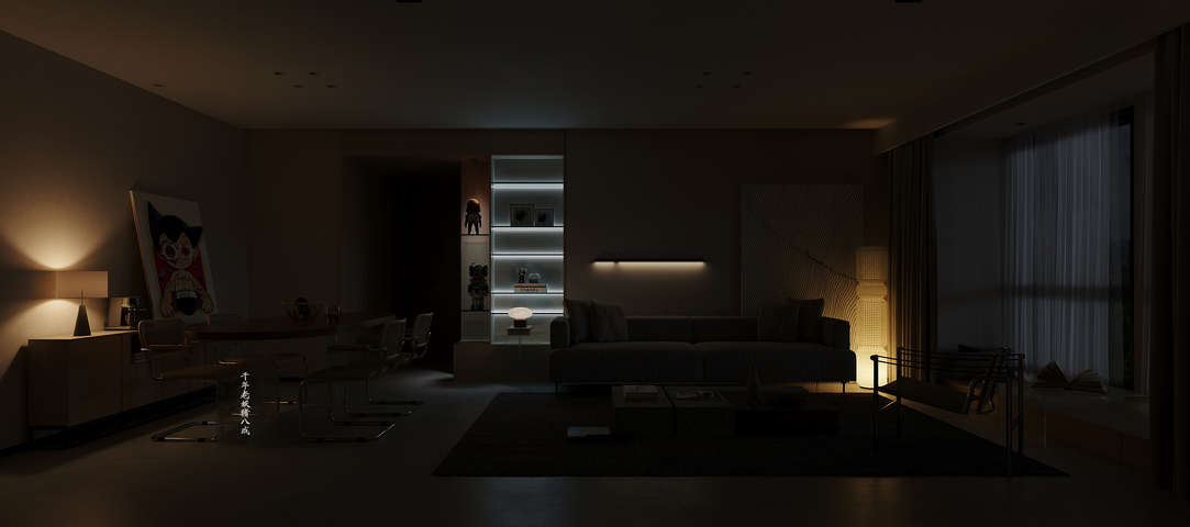 现代客厅效果图