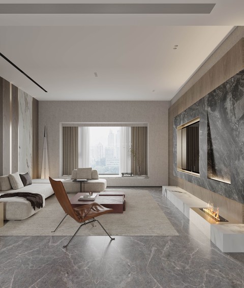 现代客餐厅效果图