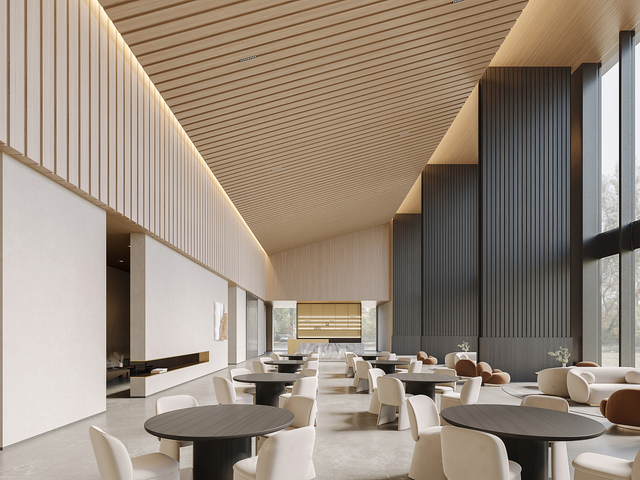 侘寂售楼处效果图