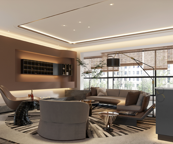 现代客餐厅效果图