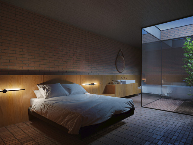 现代卧室效果图