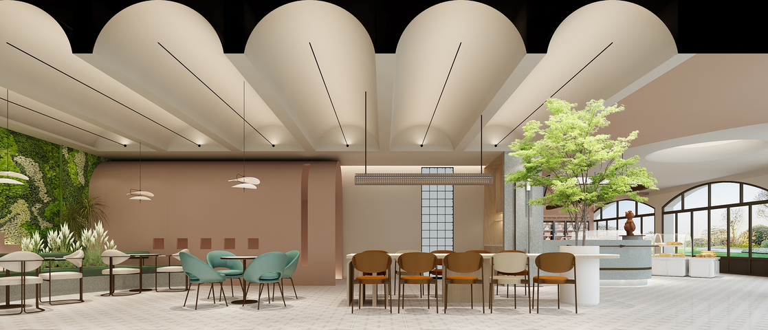 现代蛋糕甜品效果图