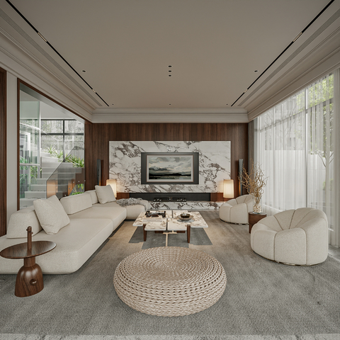 现代别墅效果图