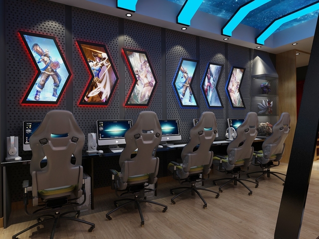 现代酒店民宿效果图