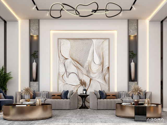 现代客厅效果图