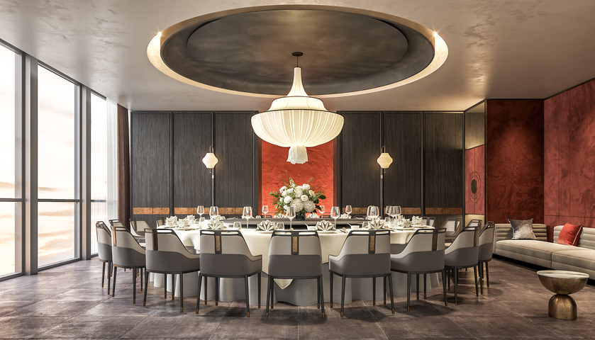 中餐厅包厢3d模型