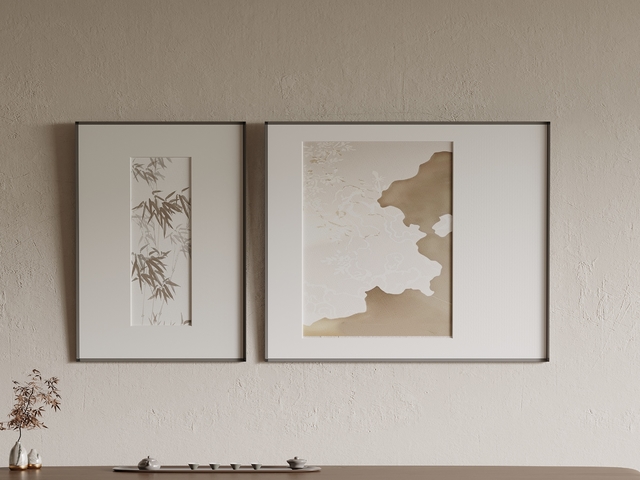 艺术画 肌理画 装饰画3d模型
