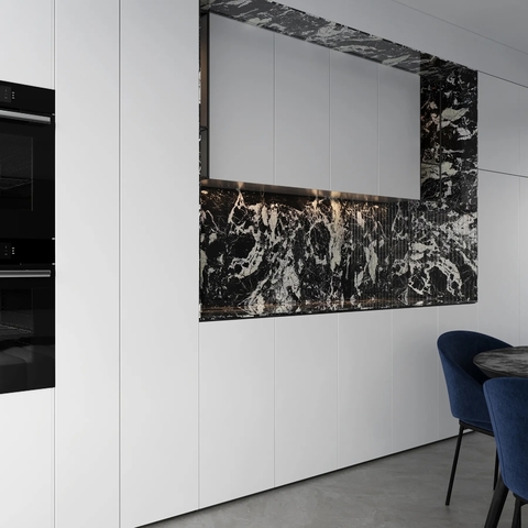 现代平层效果图