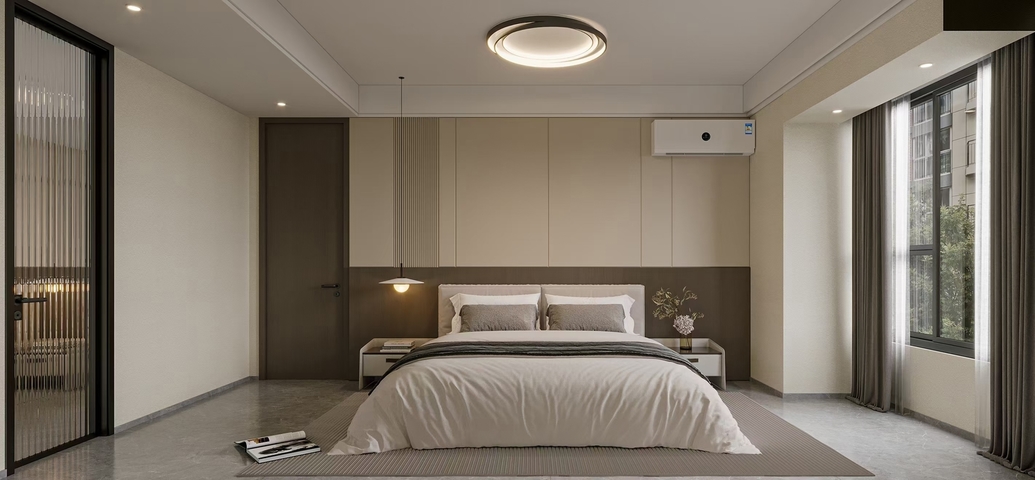 现代平层效果图