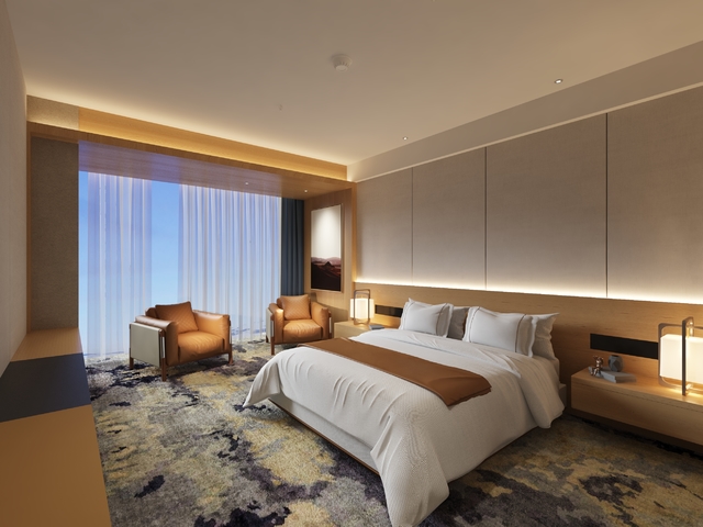 酒店客房 大床房3d模型