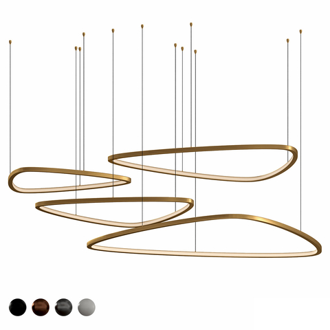 环形吊灯3d模型