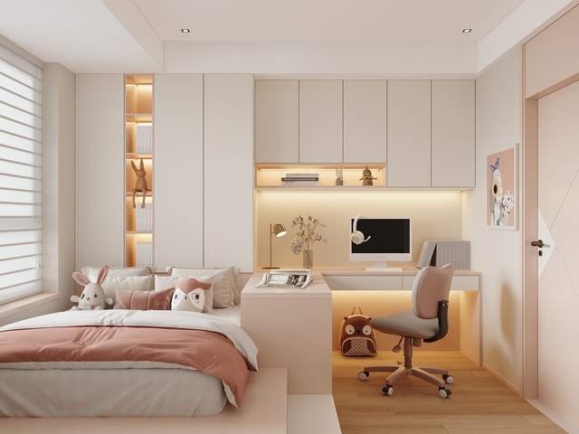 榻榻米女孩房 儿童房3d模型