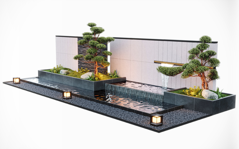 喷泉3d模型