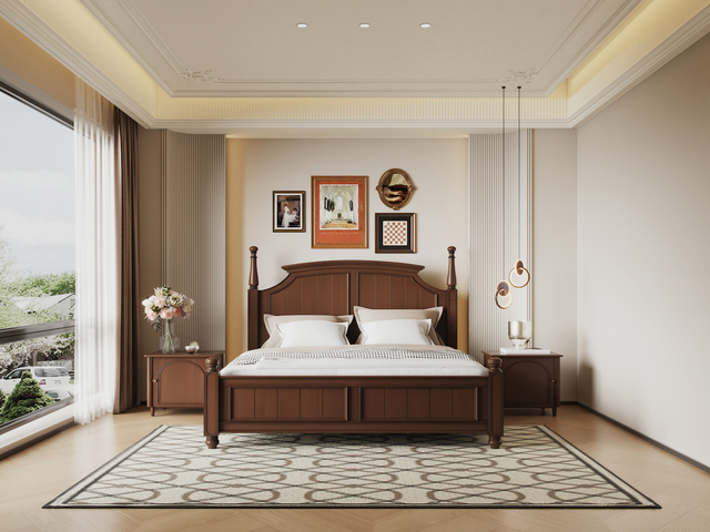 美式3d模型下载