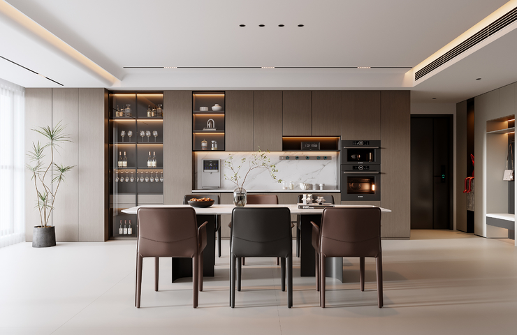 意式餐厅3d模型下载