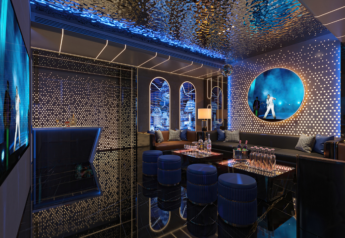 现代KTV 现代KTV包厢 唱歌包间 唱歌房 KTV沙发组合3d