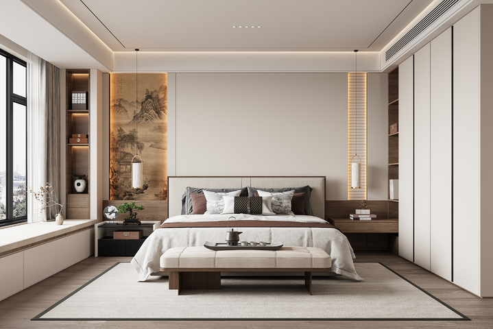 卧室3d模型下载