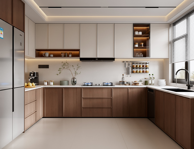 中古风厨房3d模型下载