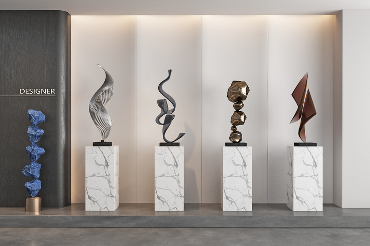 摆件 抽象雕塑 艺术装置 饰品3d模型下载