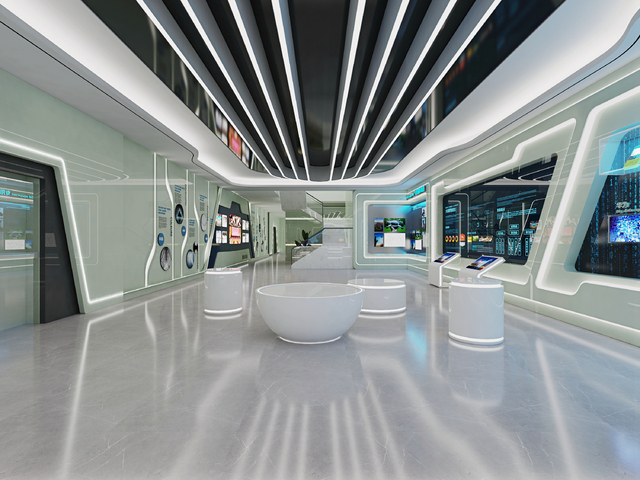 科技展厅 科技大厅3d模型下载