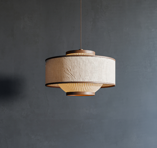 宋式风吊灯3d模型下载