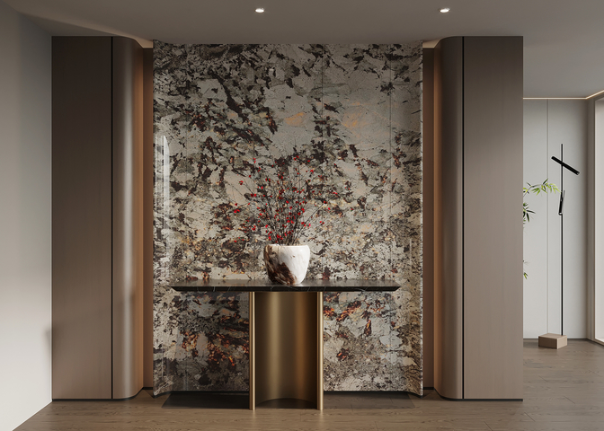 现代艺术玄关 端景台3d模型下载