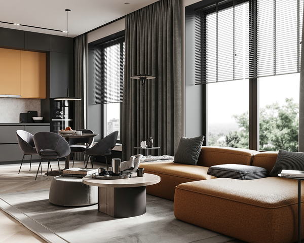 工业风简约效果图