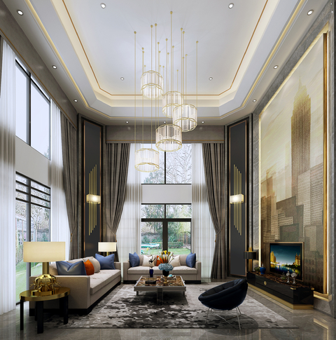 别墅全案效果图