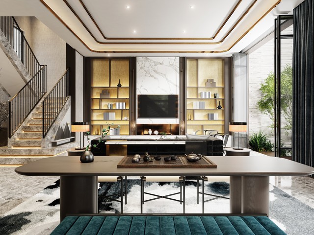 客餐厅 卧室 玄关装修效果图