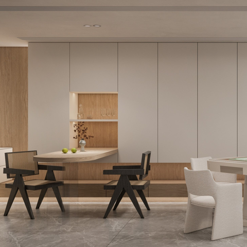  现代麻将房su模型 