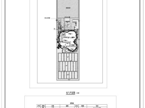  庭院水电cad施工图 