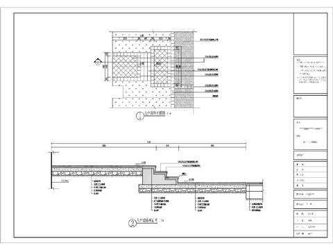  入户道路cad大样图 