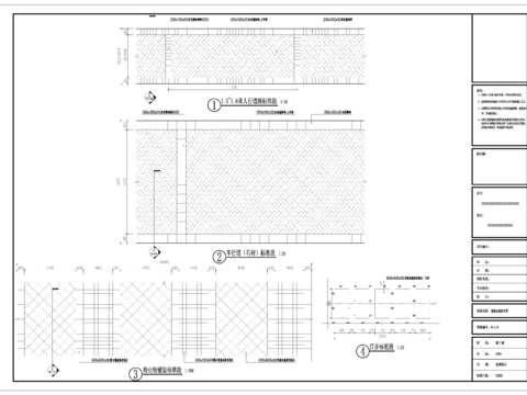  铺装标准段cad大样图 