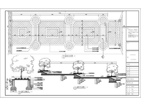  道路节点cad大样图 