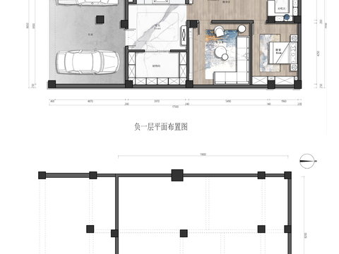  四层别墅平面CAD施工图 