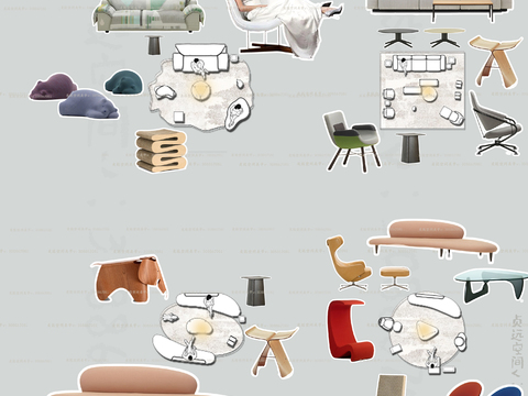  瑞士Vitra图册+平面CAD图库 