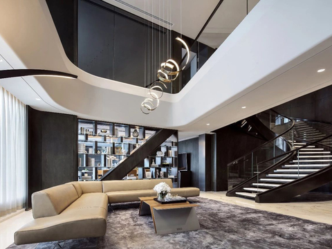  【CCD】北京三里屯一号奢华公寓cad施工图 