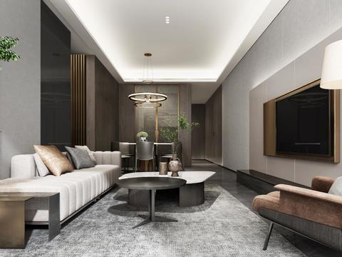  CCD深圳清湖山庄A户型含方案机电效果图cad施工图 