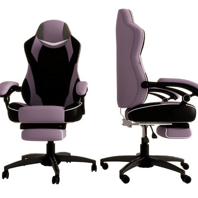  现代电竞椅 电脑椅su模型 