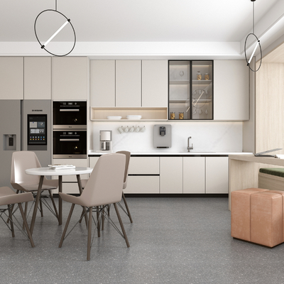  茶水间 水吧区su模型 